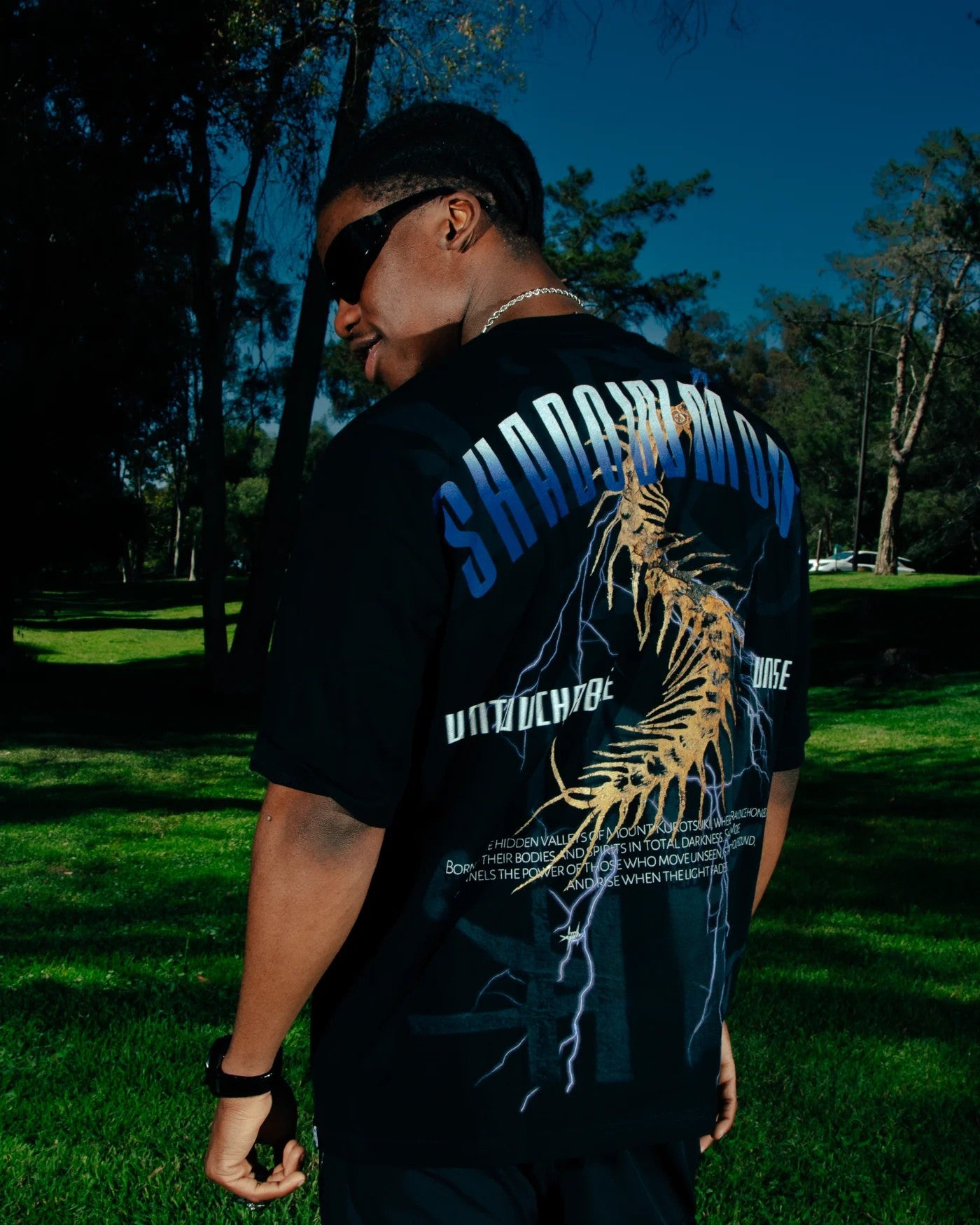 OVERSIZED SOUL VENOM TEE BLACK