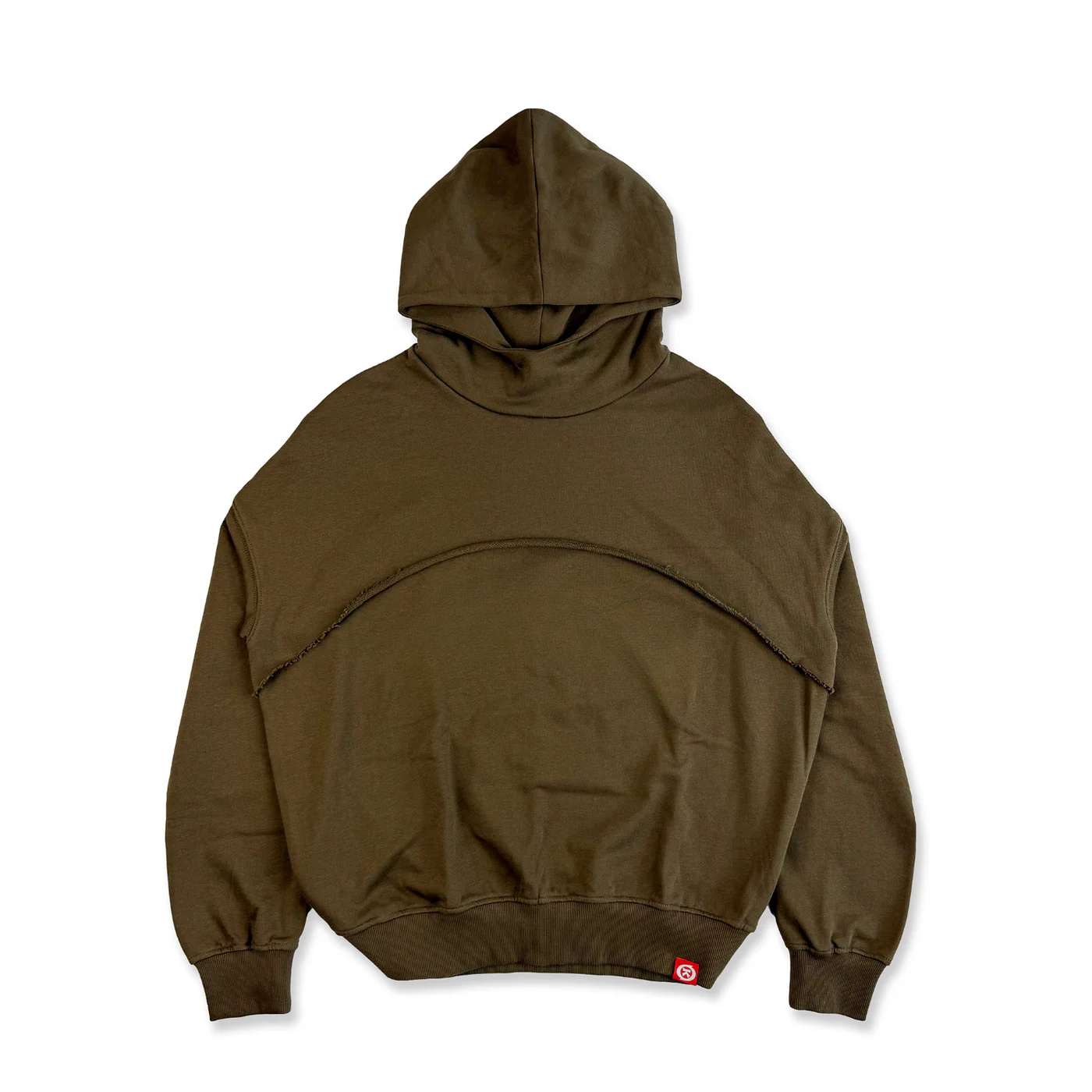 OVERSIZED KHAKI HOODIE Sale price